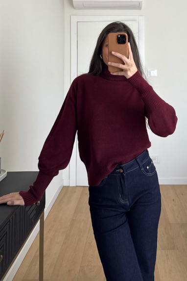 Maglia morbida dolcevita