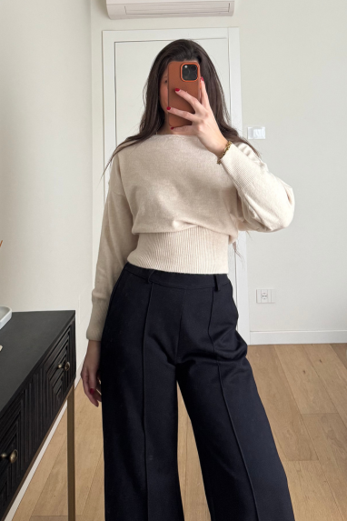 TWENTY Maglia effetto blousé