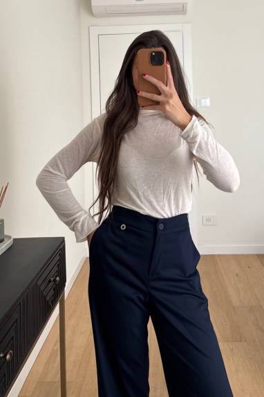 ECO Pantalone con elastico posteriore