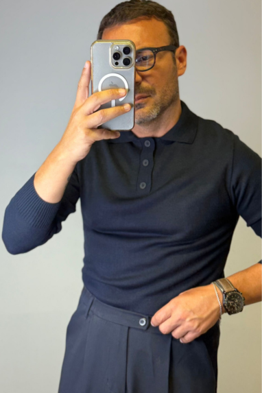 MAN Polo in misto lana