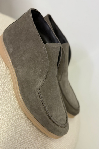 MAN Scarpa alta camoscio
