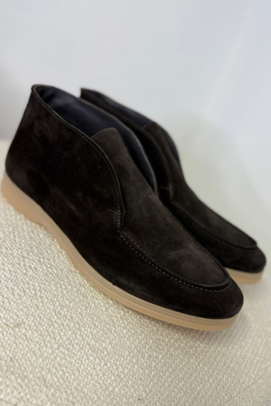 MAN Scarpa alta camoscio