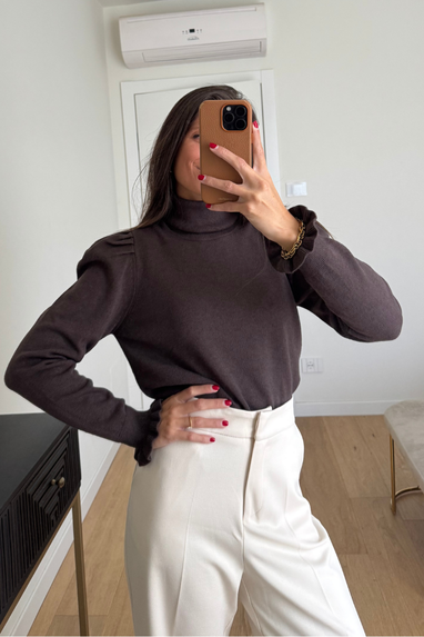 ECO Maglia con spalla a sbuffo