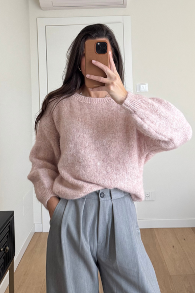 TWENTY Maglione mohair girocollo