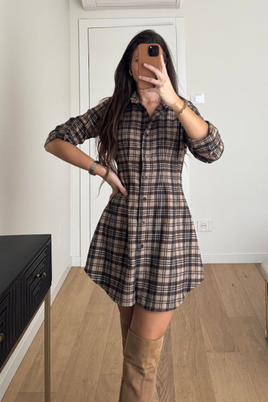 TWENTY Minidress tartan