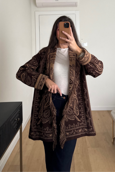 Cardigan fantasia bandana