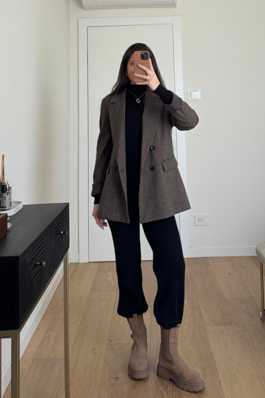 ECO Giacca Principe di Galles