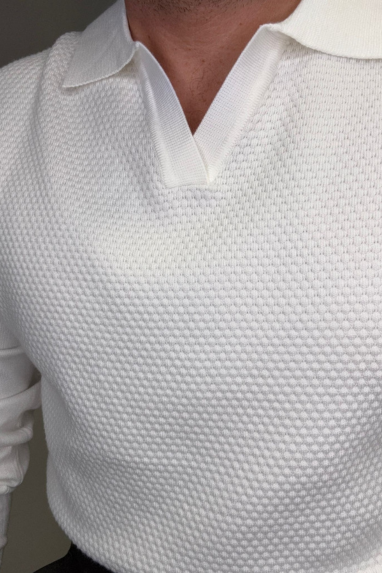 MAN Maglia in viscosa con trama