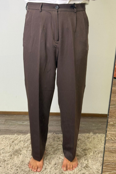 MAN Pantalone taglio sartoriale con pince