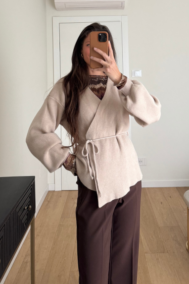 TWENTY Cardigan chiusura portafoglio