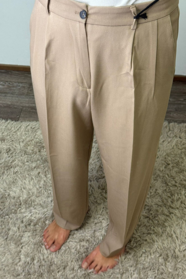 MAN Pantalone taglio sartoriale con pince
