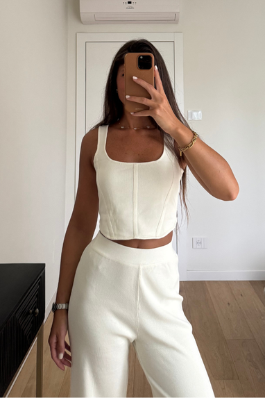 TWENTY Coordinato comfy pantalone e top