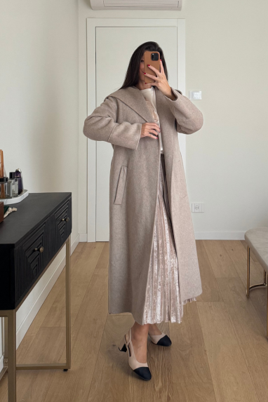 ECO Cappotto con cappuccio