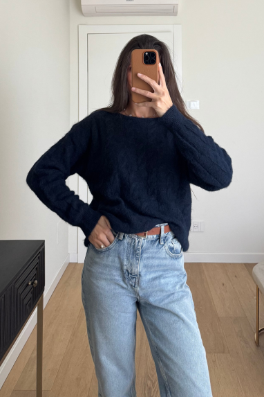 TWENTY Maglione morbido con trecce