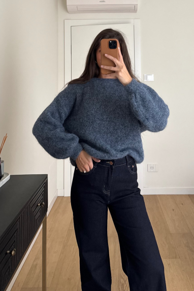 TWENTY Maglione mohair girocollo
