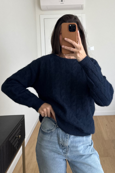 TWENTY Maglione morbido con trecce