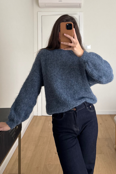 TWENTY Maglione mohair girocollo