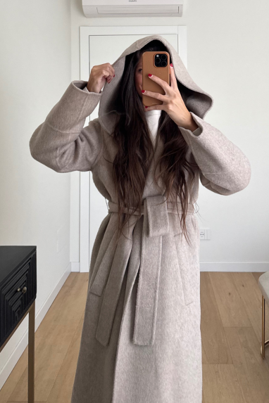 ECO Cappotto con cappuccio