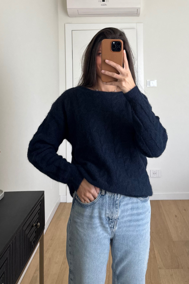 TWENTY Maglione morbido con trecce