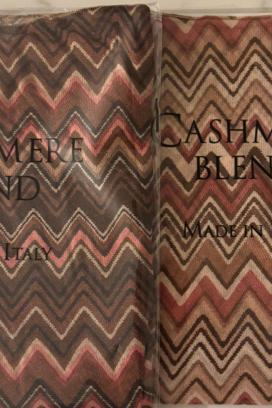 TWENTY Maglia cashmere fantasia chevron