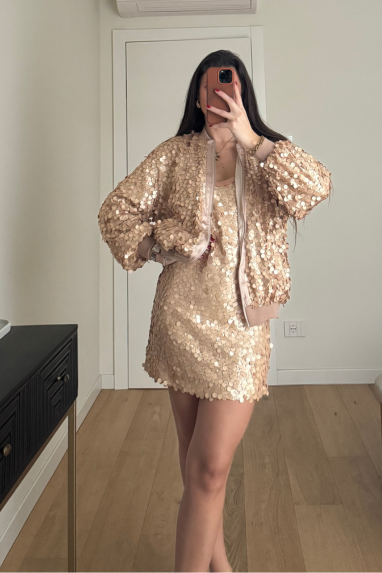 ECO Bomber paillettes