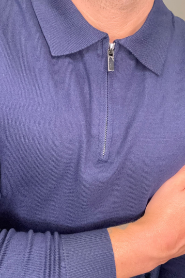 MAN Polo con cerniera