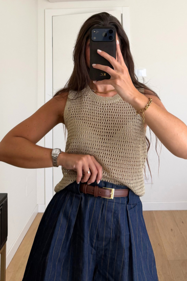 Maglia Lurex girocollo