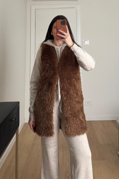 Gilet in ecopelliccia