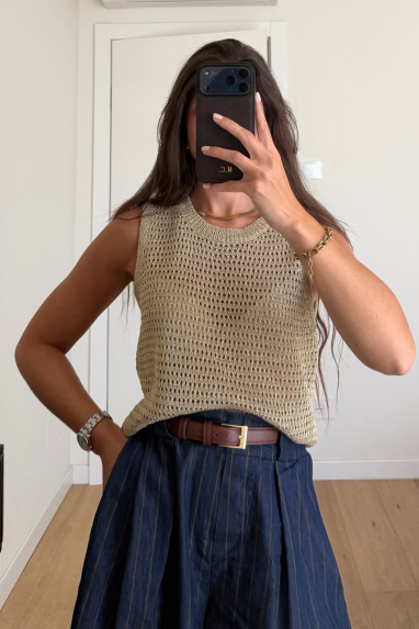 Maglia Lurex girocollo