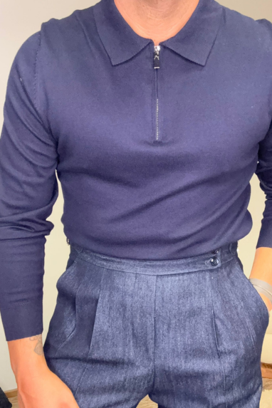 MAN Polo con cerniera