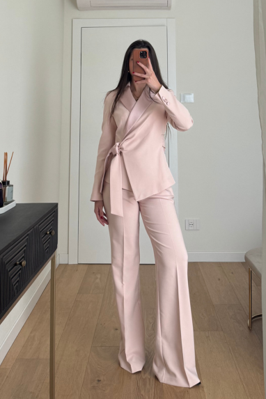 ECO Pantalone palazzo tailleur