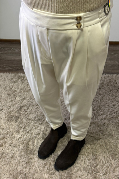 MAN Pantalone con fibbia laterale