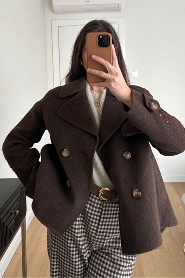 ECO Giacca svasata in lana