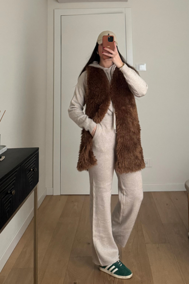 Gilet in ecopelliccia