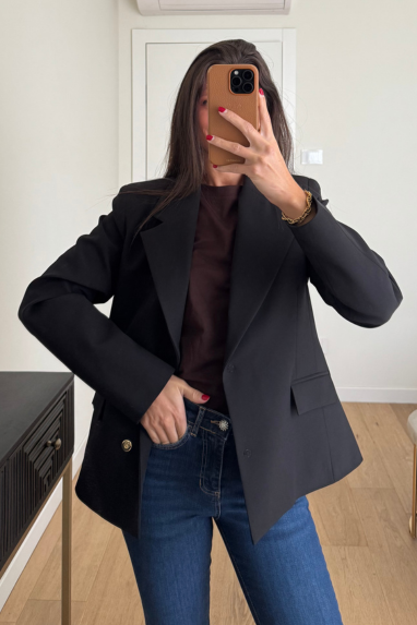 ECO Giacca bottoni a scomparsa