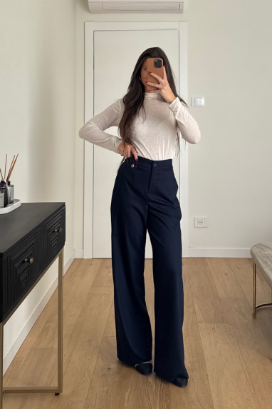 ECO Pantalone con elastico posteriore