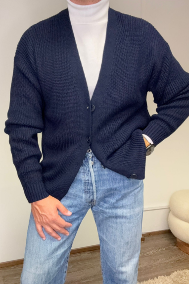 MAN Cardigan misto lana