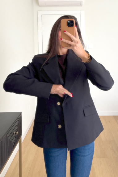 ECO Giacca bottoni a scomparsa