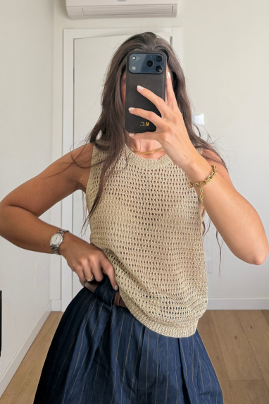 Maglia Lurex girocollo