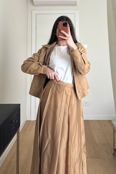 ECO Giacca suede