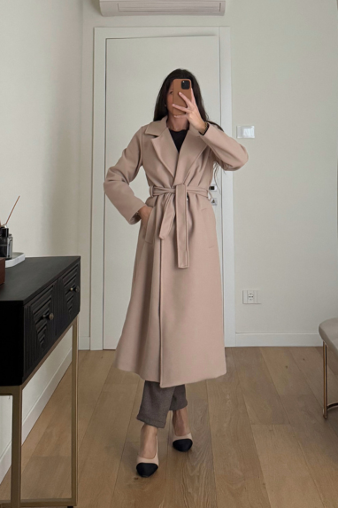 Cappotto lungo doppiopetto