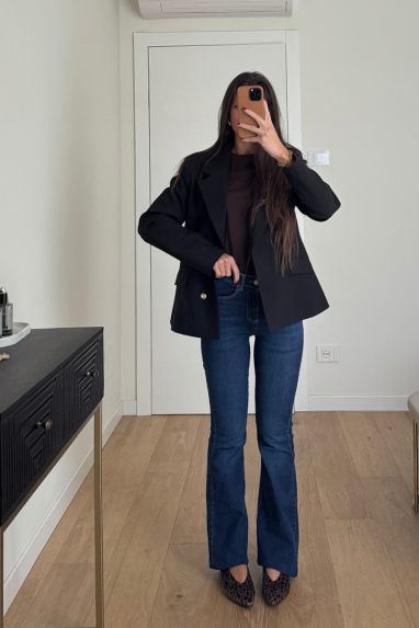 ECO Giacca bottoni a scomparsa