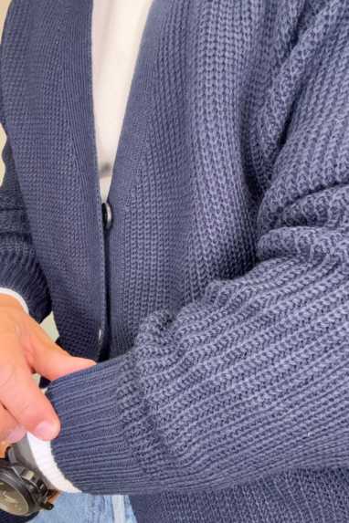 MAN Cardigan misto lana