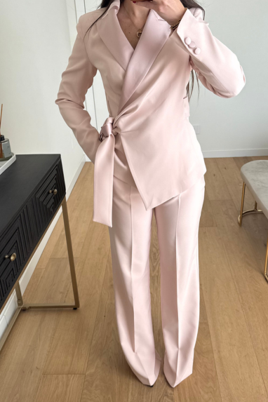 ECO Pantalone palazzo tailleur