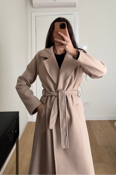 Cappotto lungo doppiopetto