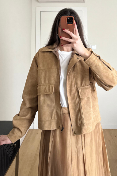 ECO Giacca suede