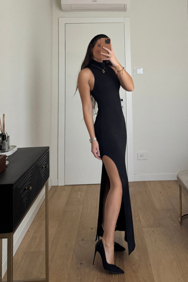 TWENTY Abito lungo con spacco laterale