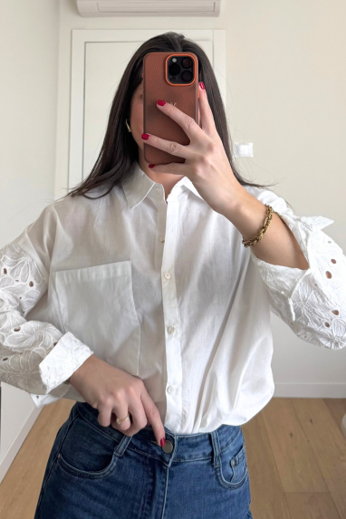 Camicia con lavorazione