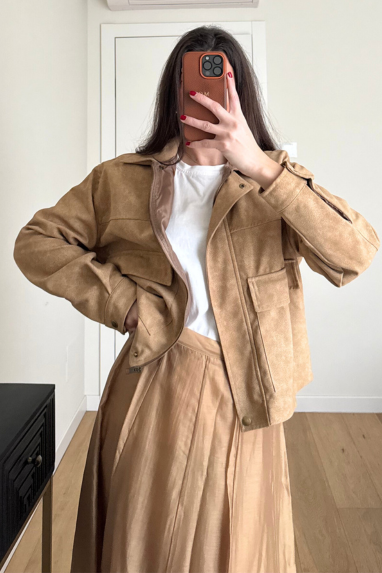 ECO Giacca suede
