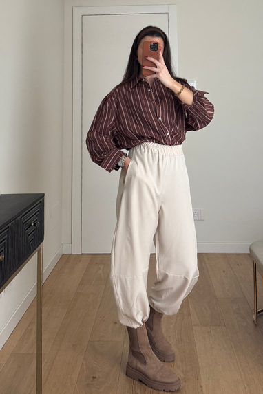 TWENTY Pantalone balloon con elastico alla caviglia